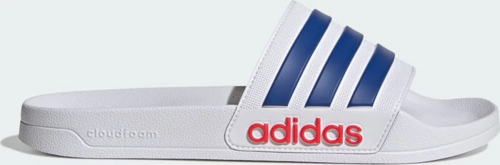 adidas Shower Adilette cloud white/royal blue/pure ruby