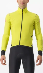Castelli Alpha Flight RoS Fahrradjacke sulphur/nickel grey/dark grey (Herren)