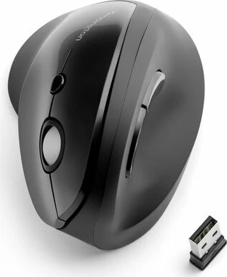 Kensington Pro Fit Ergo Vertical Wireless Mouse, schwarz, USB
