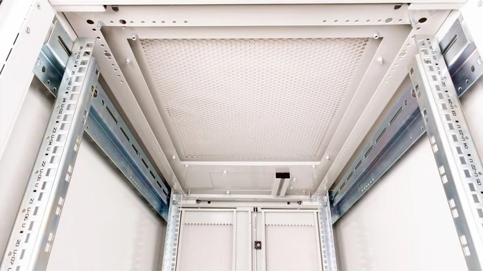 Roline / Secomp Pro Serie 19" Serverschrank 26HE, montiert, Glastür, IP20, RAL 7035, 1000mm tief