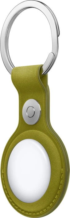 Apple AirTag Feingewebe Schlüsselanhänger chartreuse