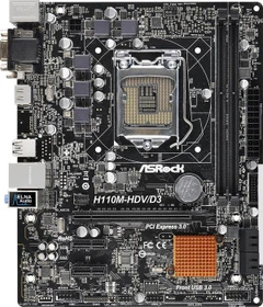 ASRock H110M-HDV/D3 (Intel 1151)