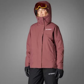 adidas Terrex Multi 2L Rain.RDY Funktionsjacke burgundy (Damen)