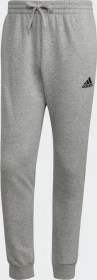 adidas Essential Fleece Tapered Trainingshose lang medium grey heather/black (Herren)