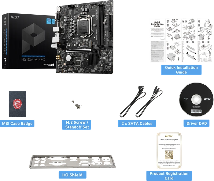 MSI H510M-A Pro (Intel 1200)