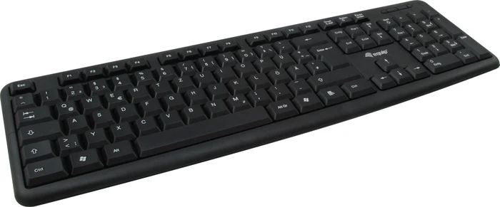 Equip Kabelgebundene Kombi aus Tastatur und Maus schwarz, USB, PT