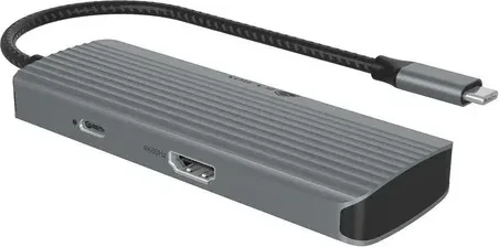 RaidSonic Icy Box IB-DK4022A-CPD Travel Dock 6-in-1, USB-C 3.0 [Stecker]
