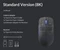 Keychron G3 Ultra Light 8K Wireless Mouse, Frosted Gray, USB/Bluetooth Vorschaubild