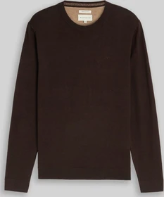 Tom Tailor Basic Baumwolle Strickpullover braun (Herren)