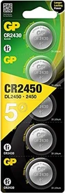 GP Batteries CR2450, 5er-Pack