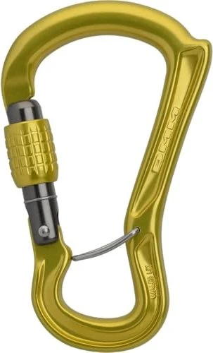 DMM Ceros Schraubkarabiner titanium/lime