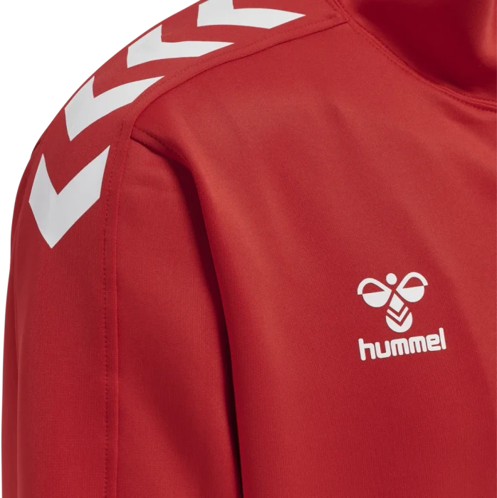 hummel Core XK Poly Zip Sweat Trainingsjacke true red