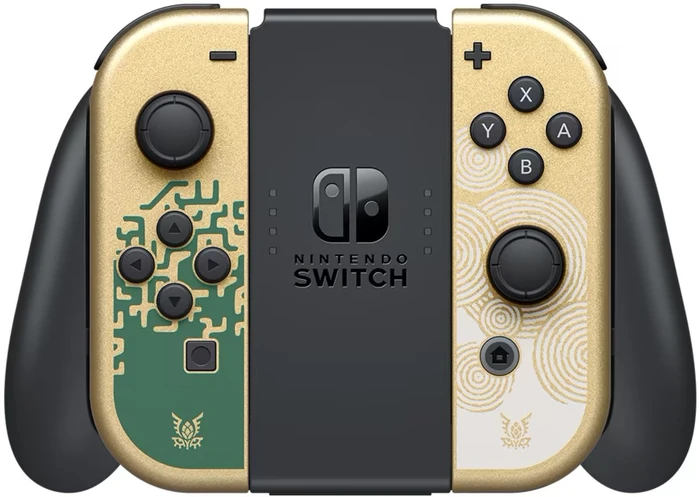 Nintendo Switch OLED - The Legend of Zelda: Tears of the Kingdom Edition gold/weiß/grün