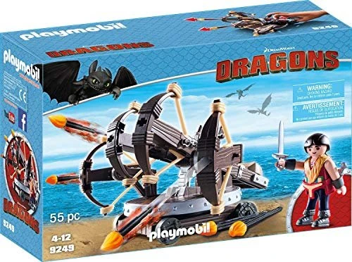 playmobil Dragons Eret mit 4-Schuss-Feuer-Balliste