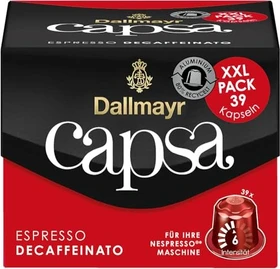 Dallmayr capsa Espresso Decaffeinato Kaffeekapseln, 39 Stück
