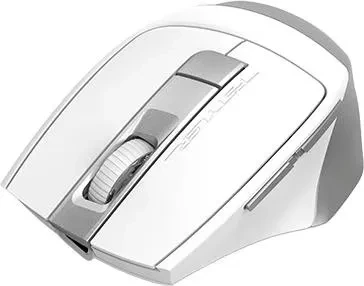 A4Tech FSTYLER Collection FB35CS Silent Wireless Dual-Mode Mouse, Icy White, USB/Bluetooth