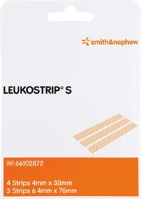 Smith & Nephew Leukostrip S Wundnahtstreifen 6x 6,4 x 76mm + 8x 4 x 38mm, 14 Stück (2x 7 Stück)