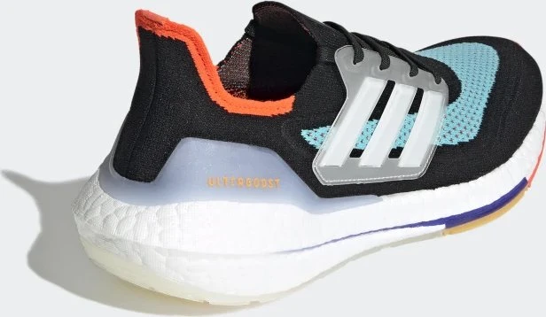 adidas Ultraboost 21 core black/cloud white/pulse aqua (Herren)