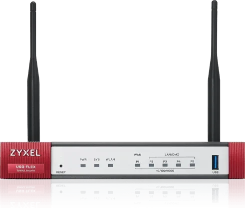 Zyxel ZyWALL USG FLEX 100AX Firewall, 5x RJ-45