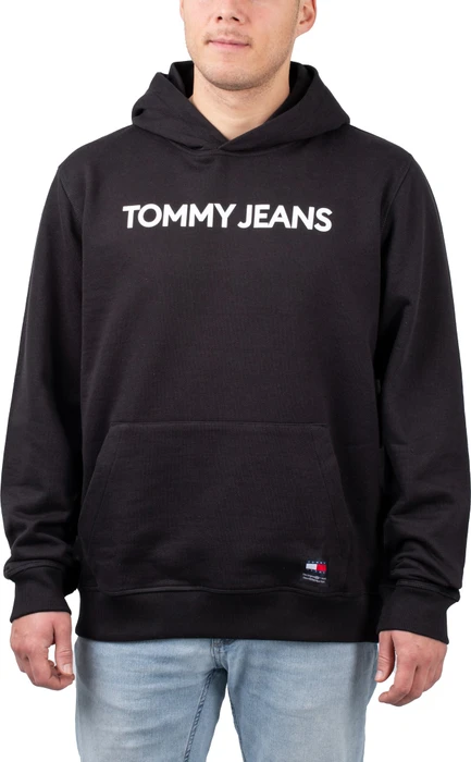 Tommy Hilfiger Classics Fleece mit Logo Hoodie schwarz (Herren)
