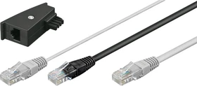 Wentronic Goobay RJ-45 Y-Kabel inkl. TAE-Adapter