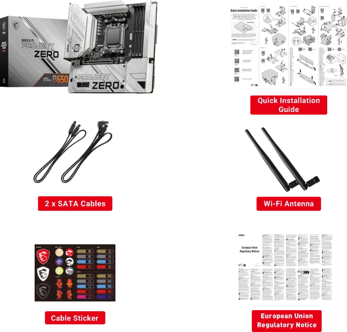 MSI B650M Project Zero (AMD AM5)