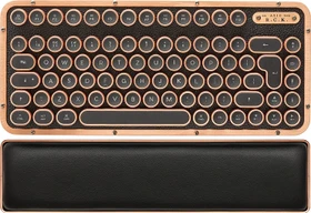 Azio Retro Classic Compact, Artisan, schwarz/kupfer, Kailh Typelit, USB/Bluetooth, UK (MK-RCK-L-03-UK)