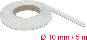 DeLOCK Schutzschlauch Glasfasergeflecht, 10mm, 5m, weiß