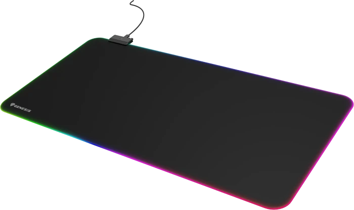 Genesis Boron 500 XXL RGB Gaming Mousepad, 800x400mm, schwarz