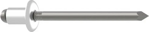 Gesipa Alu/Stahl Flachrundkopf Blindniete 4.8x6mm, 500 Stück