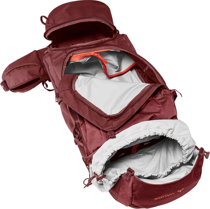 Vaude Asymmetric 48+8 Modell 2022 dark cherry (Damen)