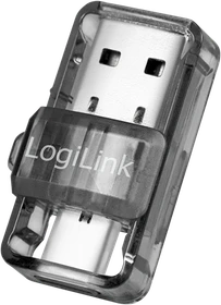 LogiLink Bluetooth 5.0 Adapter, USB-C 3.0/USB-A 3.0 [Stecker] (BT0054)