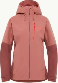 Jack Wolfskin Eagle Peak 2L Funktionsjacke mineral red (Damen)