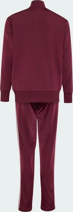 adidas Seasonal Essentials Tiberio 3-Streifen Tricot Trainingsanzug maroon/magic mauve (Junior)