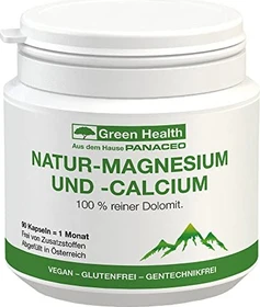 Panaceo Green Health Magnesium und Calcium Kapseln, 90 Stück