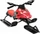 Muwo Snowracer Schlitten rot
