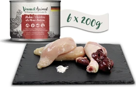 Venandi Animal Huhn als Monoprotein, 1.20kg (6x 200g)