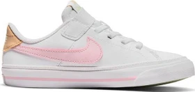Nike Court Legacy white/sesame/honeydew/pink foam (Junior)