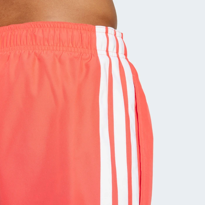 adidas 3-Streifen 3-Inch Badeshorts semi lucid red/white (Herren)
