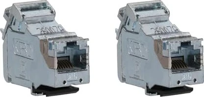 Rutenbeck UM-Cat.6A iso 10G Universalmodul, geschirmt, für Keystone-Modulausschnitte