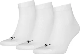 Puma Quarter Socken weiß, 3 Paare (Herren)