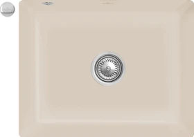 Villeroy & Boch Subway 60 SU Unterbau Becken mittig mit Ablauffernbedienung almond