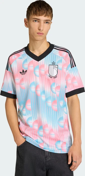 adidas FIFA WM 2026 Belgien Auswärtstrikot kurzarm frozen blue (Herren)