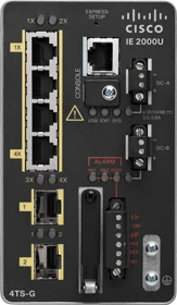Cisco IE 2000 LAN Base Industrial Railmount Managed Switch, 4x RJ-45, 2x SFP (IE-2000-4TS-G-B)