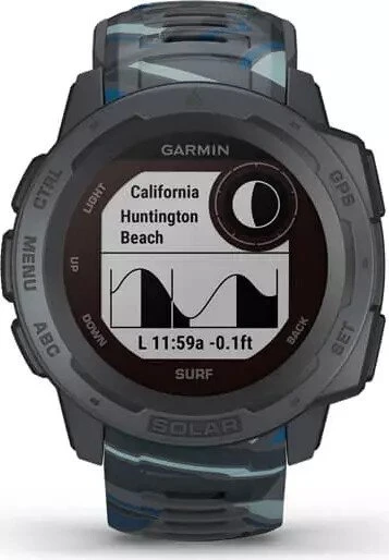 Garmin Instinct Solar Surf pipeline