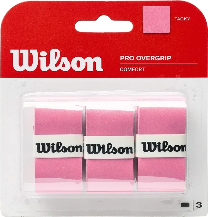 Wilson Comfort Pro Overgrip Griffband rosa, 3 Stück