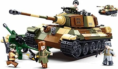 Sluban Army Battle of Budapest Large German Tank 2in1