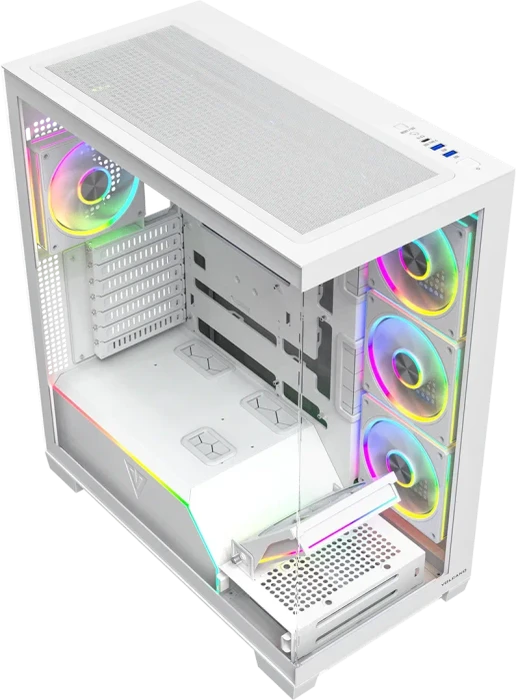 Modecom Volcano Stellar Plus 5F White, Glasfenster
