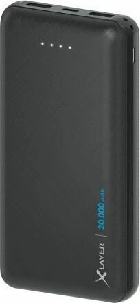 XLayer Powerbank Micro 20000mAh schwarz