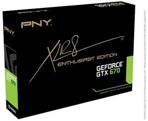 PNY GeForce GTX 670, 2GB GDDR5, 2x DVI, HDMI, DP